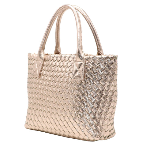 【雑誌掲載】メタリックメッシュトートバッグポーチセット 17-1015